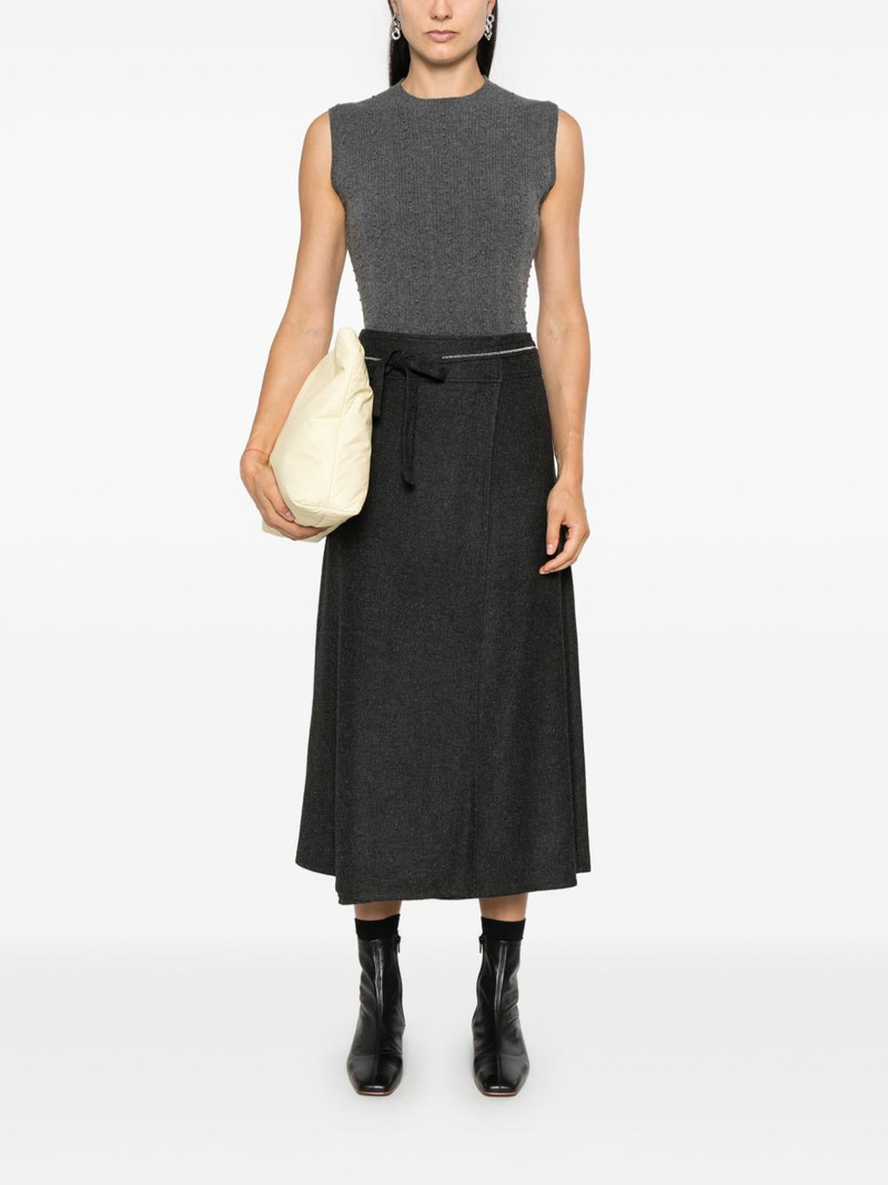 FABIANA FILIPPI bubble-stitch knitted vest outlook