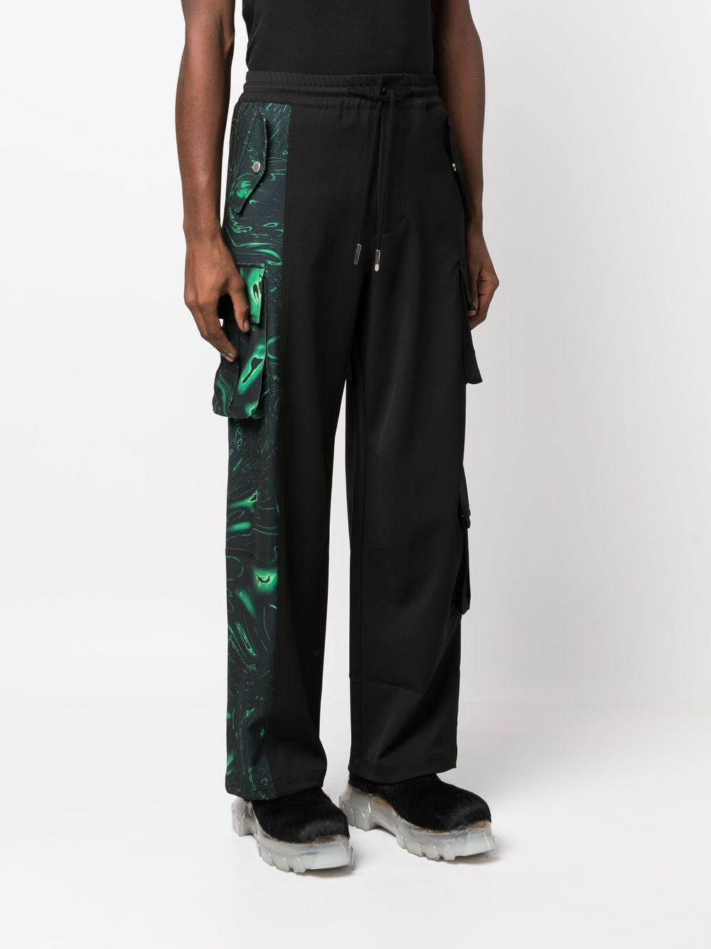 graphic logo track pants - 3