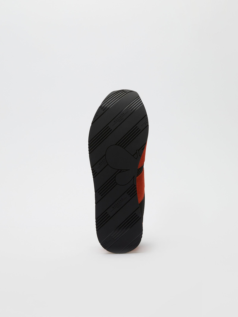 RARO Technical fabric and leather sneakers 5