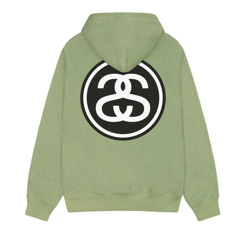 Stüssy Stussy SS-Link Hoodie 'Moss' outlook