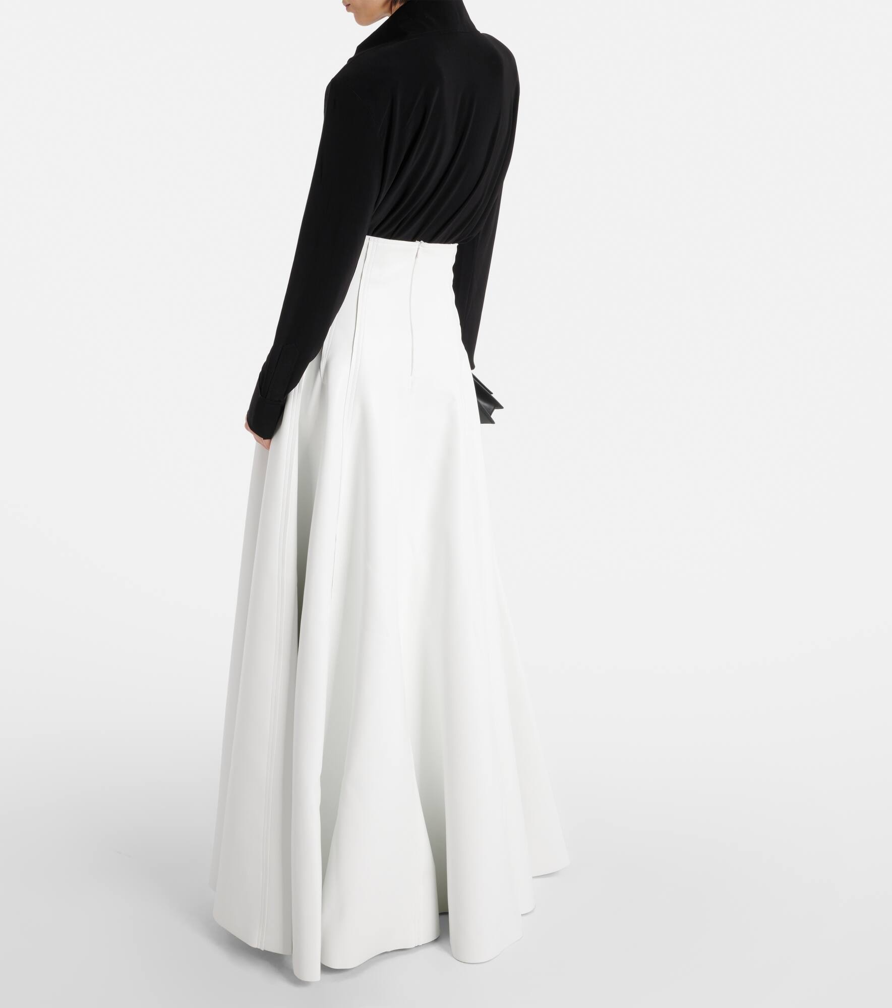 Grace faux leather maxi skirt - 3