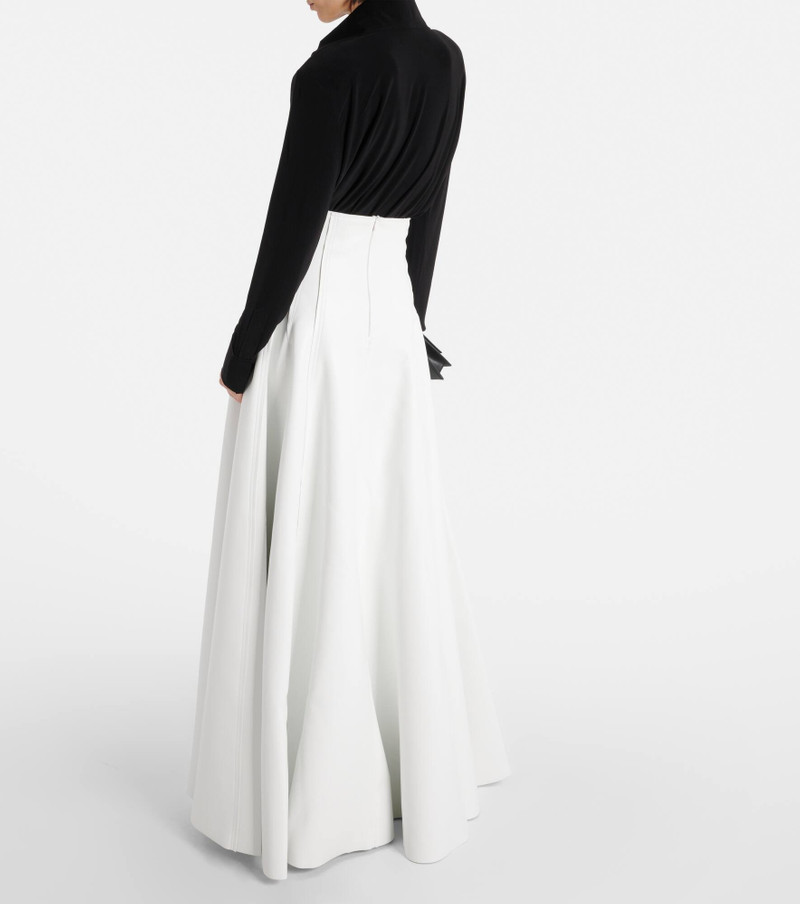 Grace faux leather maxi skirt 3