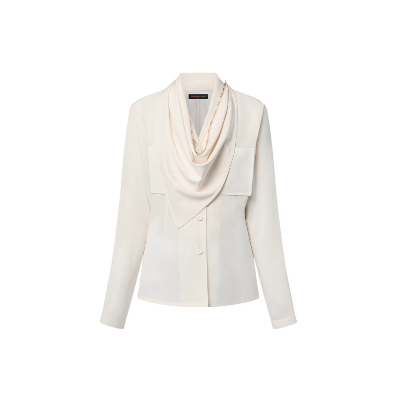 Silk Scarf Shirt 1