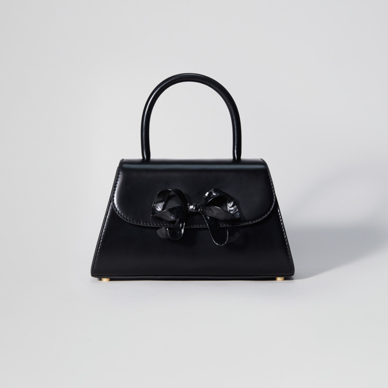 The Bow Mini in Black with Enamel 1
