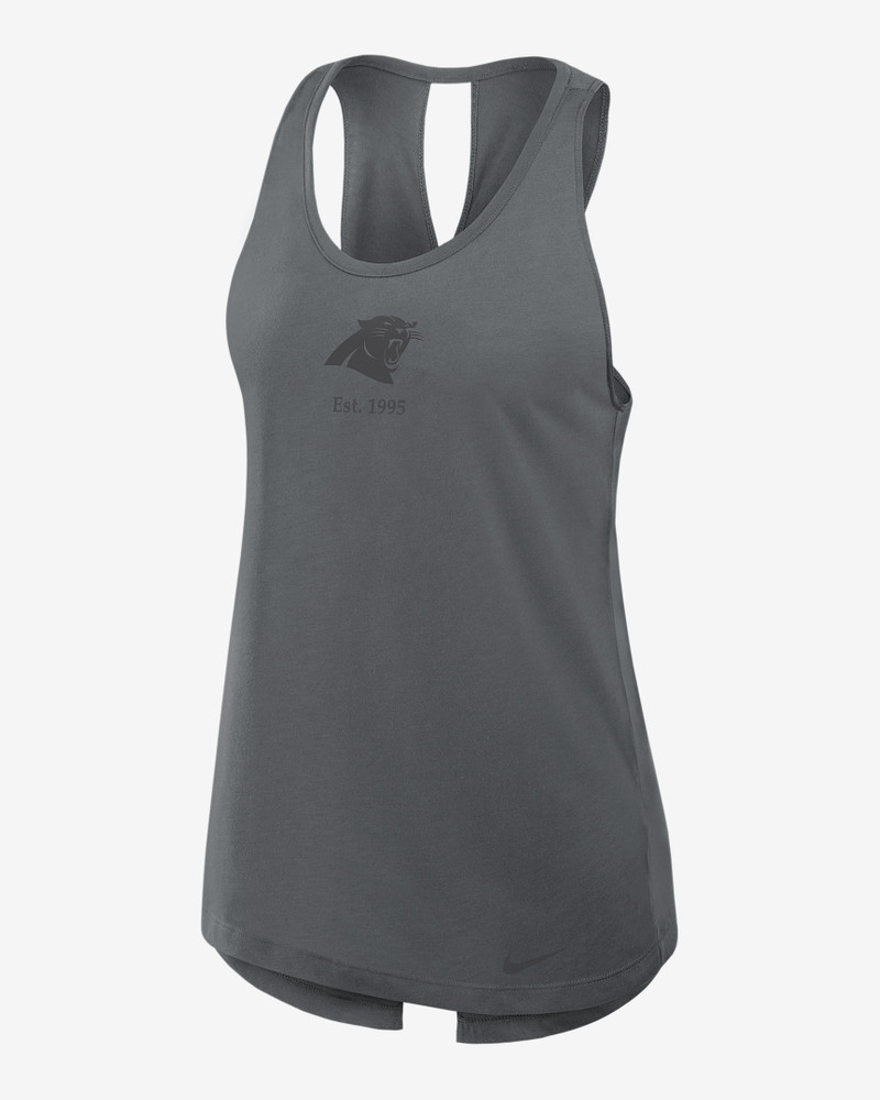 Carolina Panthers Established Women's Nike Dri-FIT NFL Tank Top 1