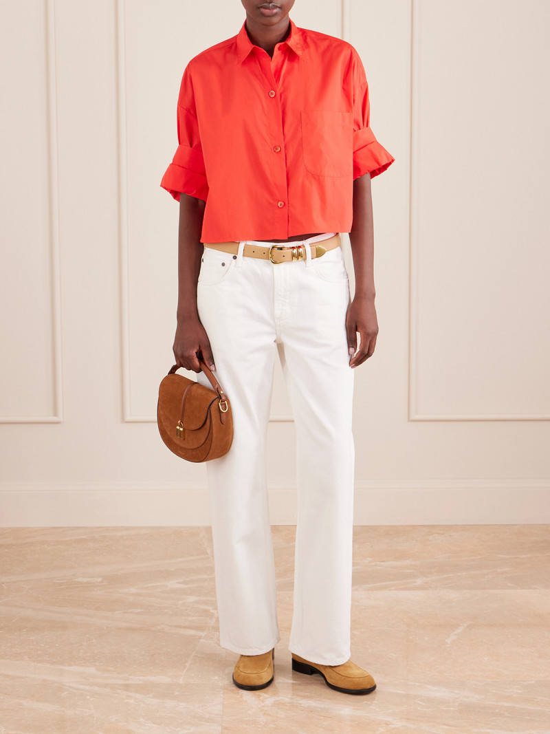 TWP Next Ex Cropped Cotton Shirt outlook