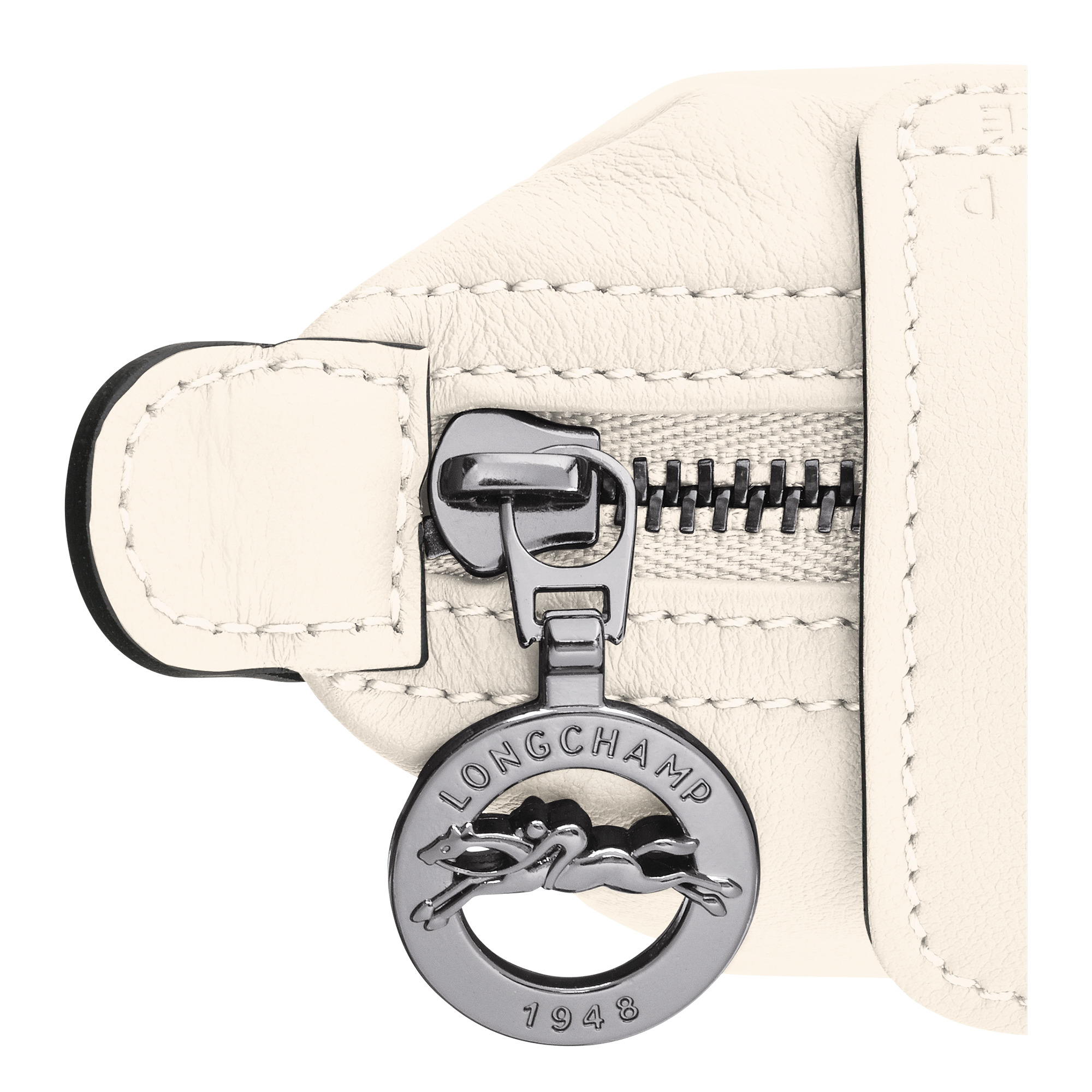 Le Pliage Xtra Coin purse Ecru - Leather - 3