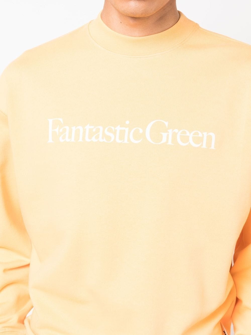 organic cotton text-print sweatshirt - 5