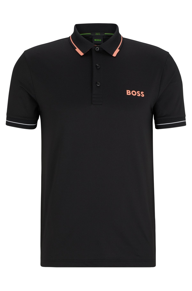 SLIM-FIT POLO SHIRT 와 CONTRAST LOGOS - 1