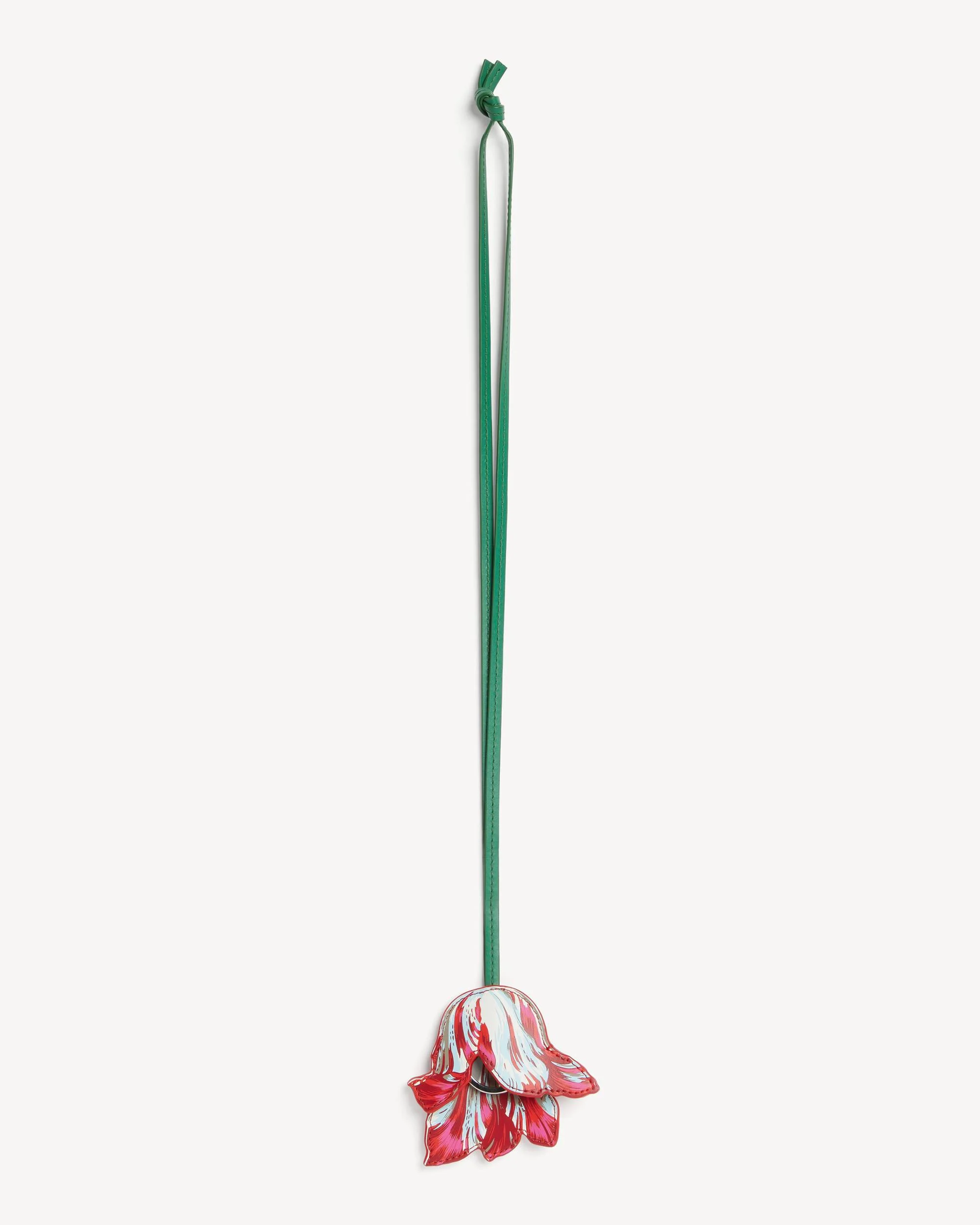 'KENZO Tulip' keyholder charm in leather - 1