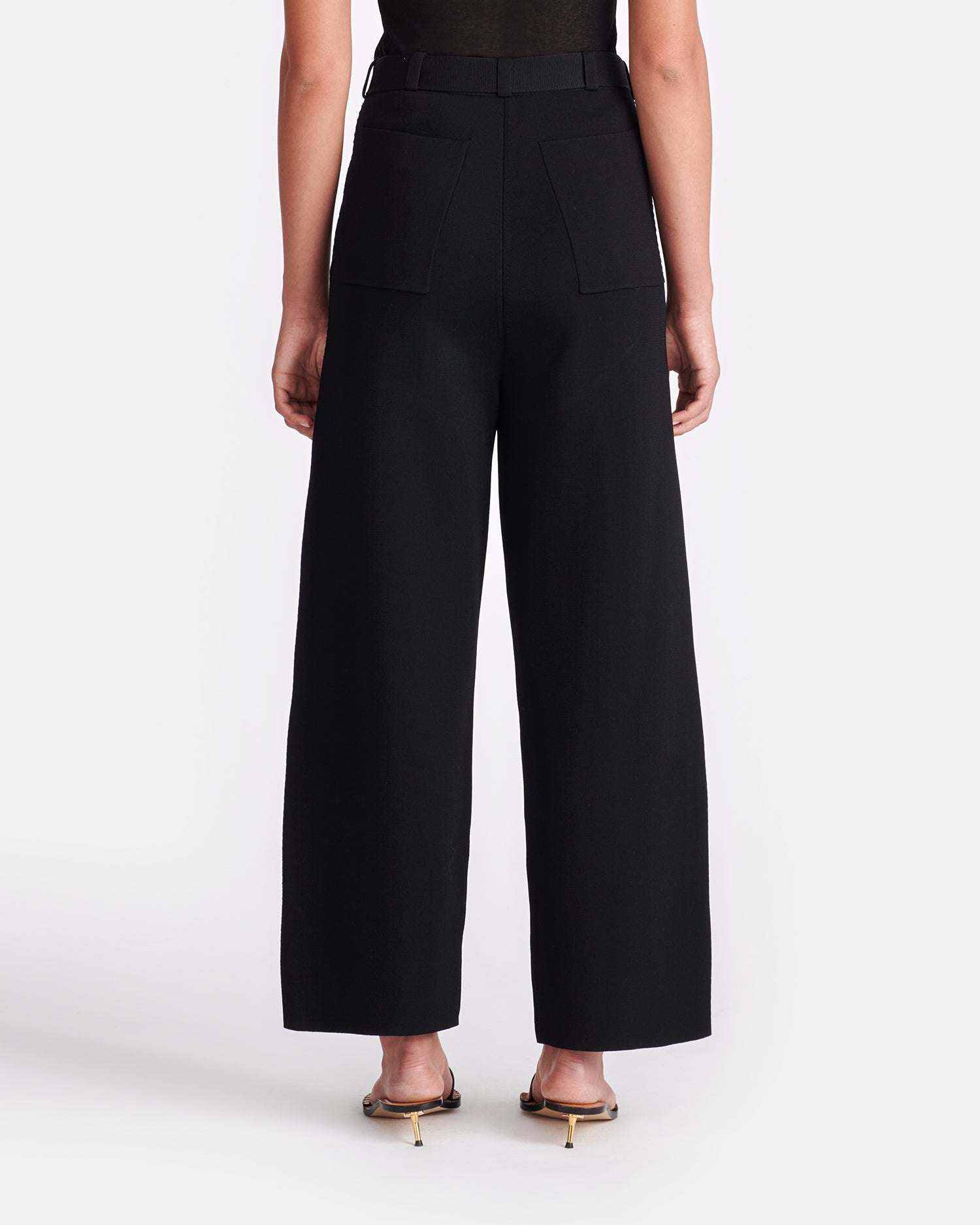 Crochet-Trim Barrel-Leg Pants - 5