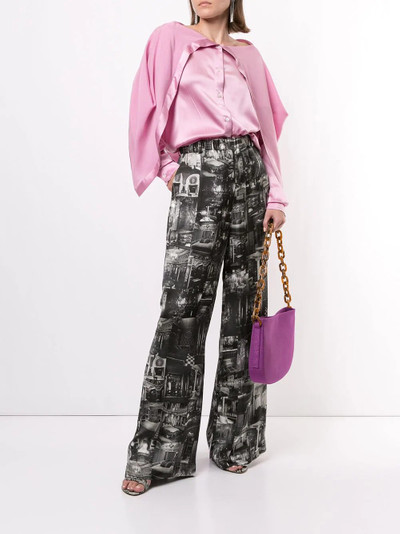 Y/Project photograph-print palazzo pants outlook