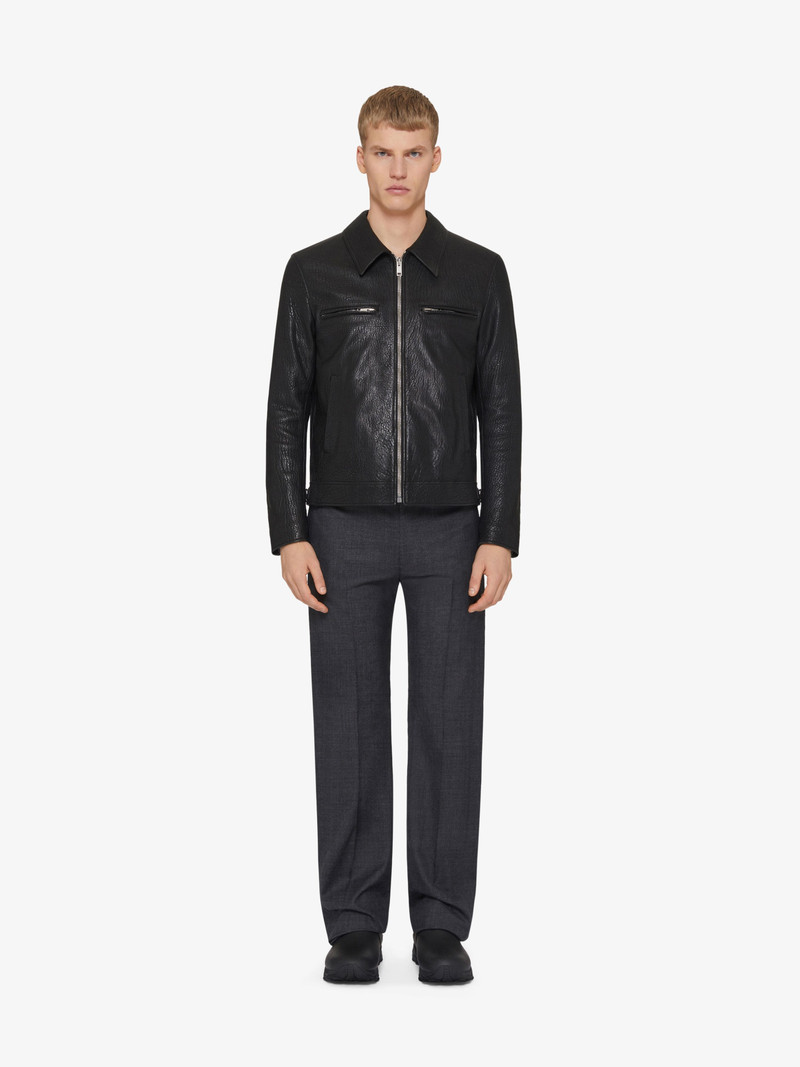 Givenchy BIKER JACKET IN LEATHER outlook
