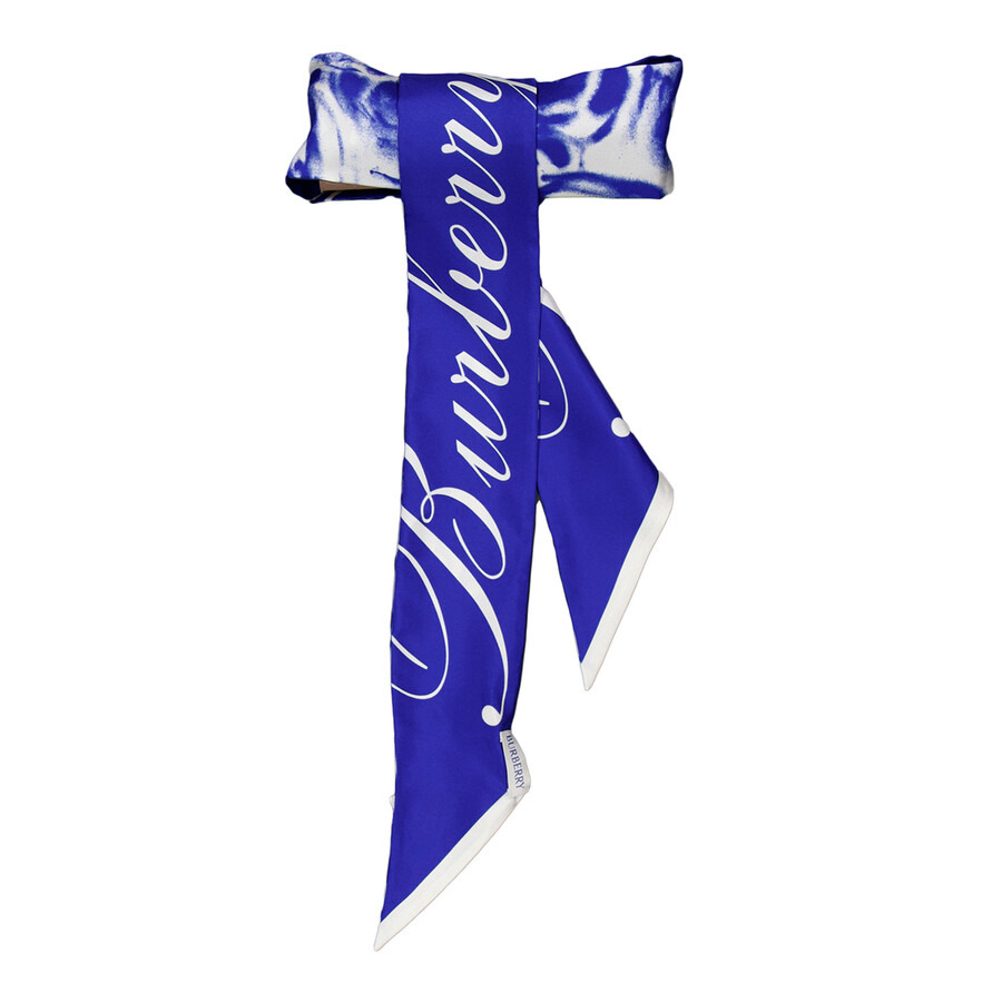 Burberry Silk Rose Print Scarf - 6