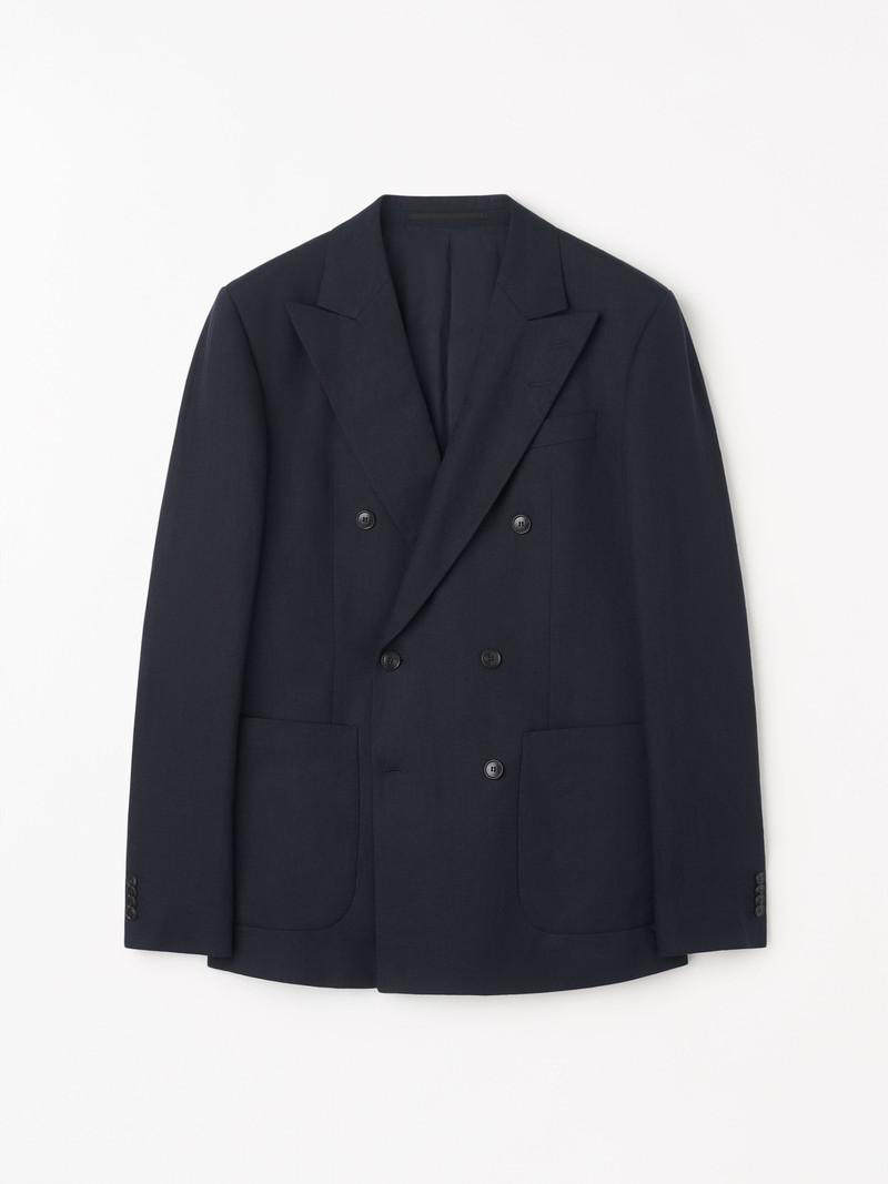 Joachim Double-Breasted Linen Jacket 1