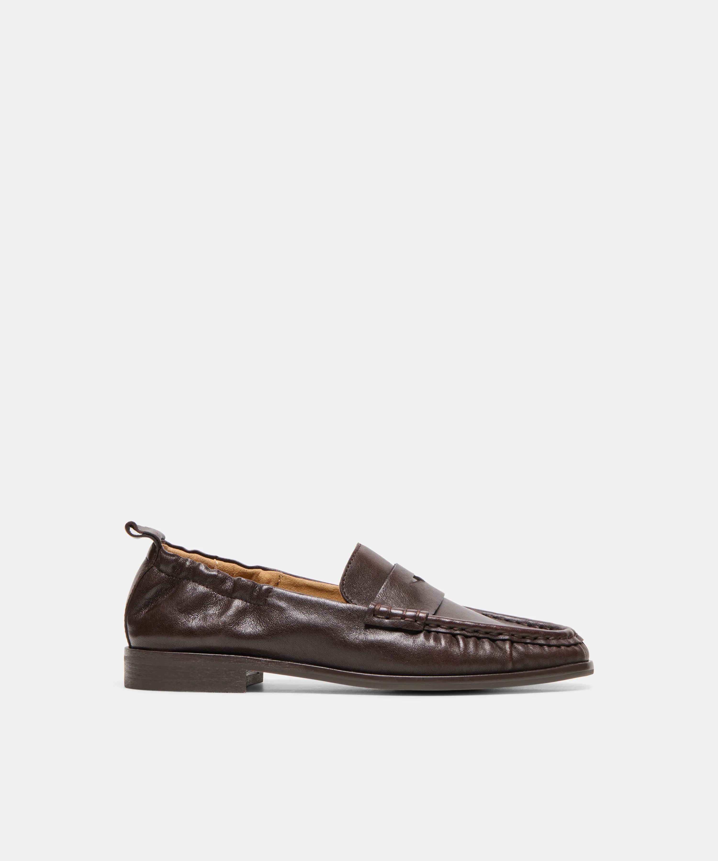 RAMZIE LOAFERS CHOCOLATE LEATHER - 1