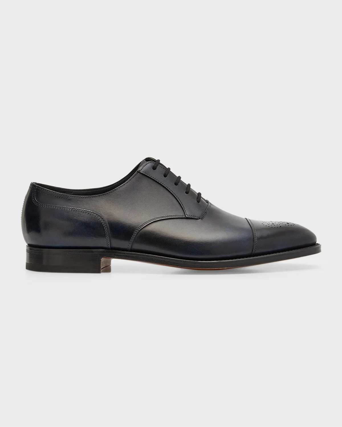 Men's Hartland Cap Toe Brogue Leather Oxfords - 1