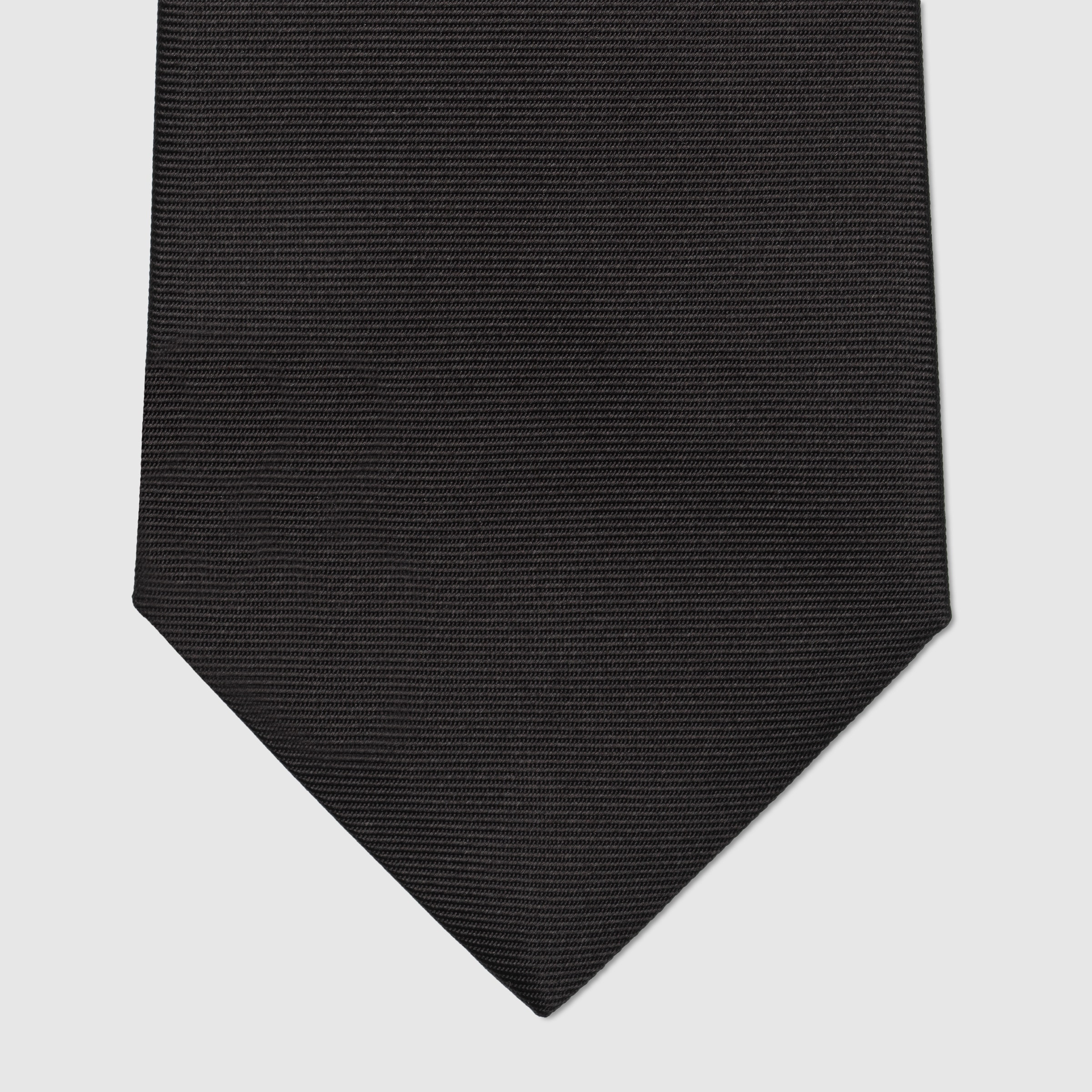 Bee embroidered silk tie - 4