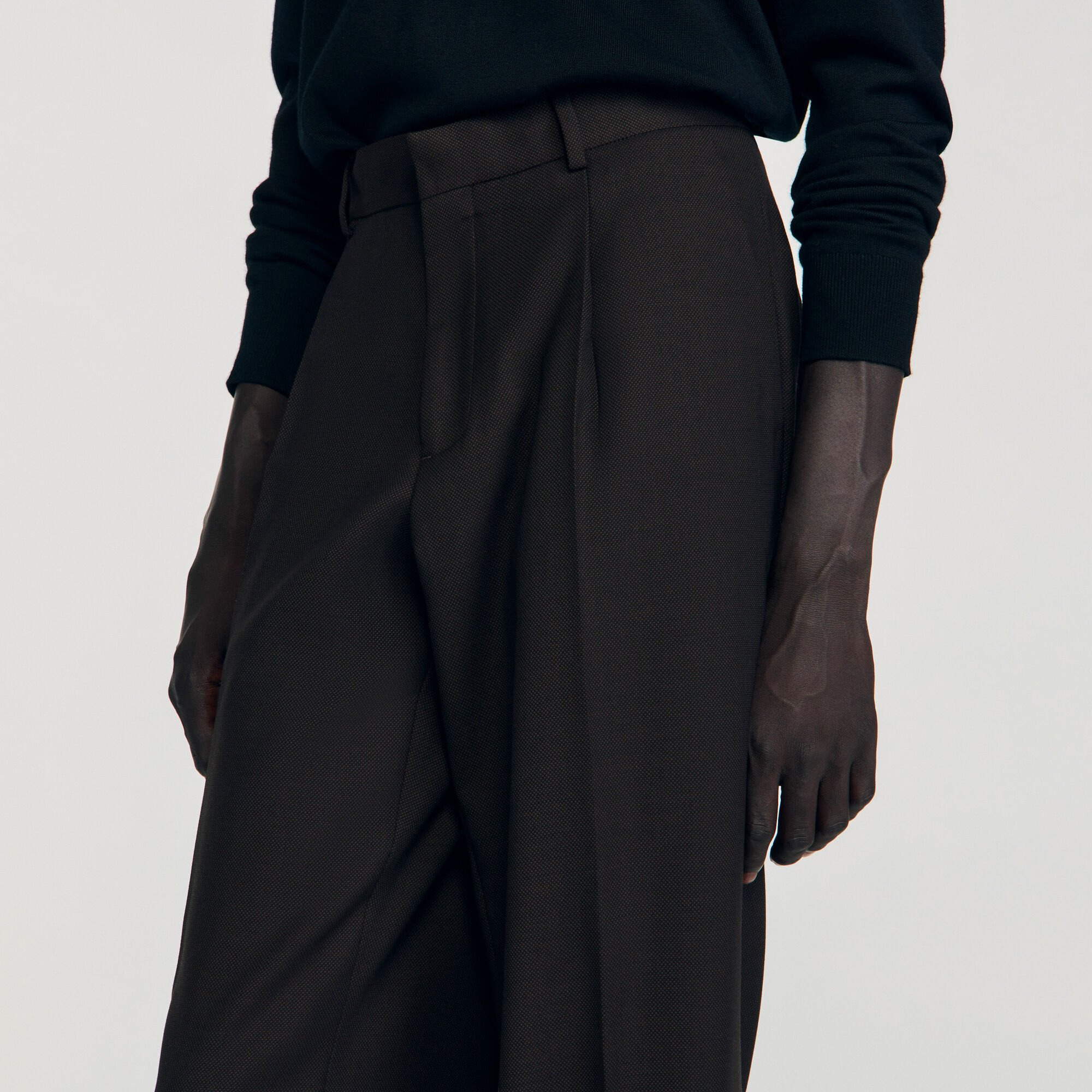 WOOL SUIT TROUSERS - 3