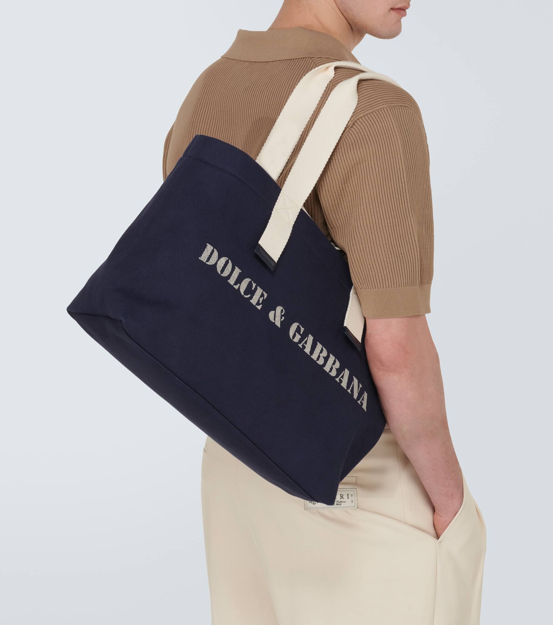 Logo canvas tote bag - 3