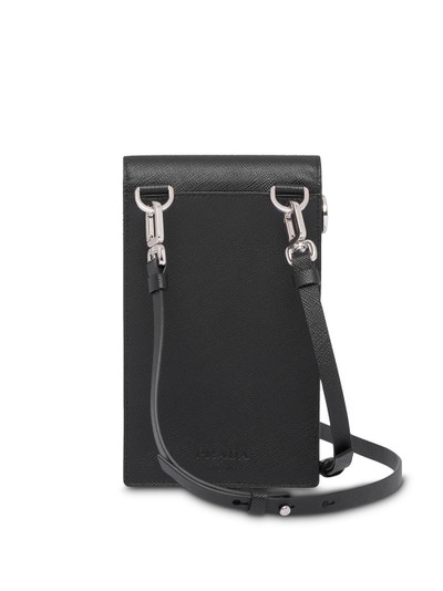 Prada Saffiano leather messenger bag outlook