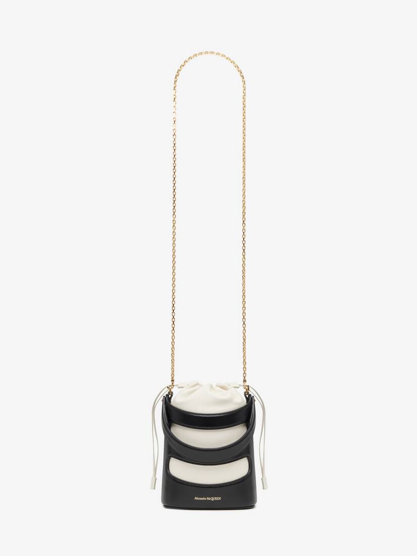 Women's The Rise Mini Bucket in Black/soft Ivory - 7