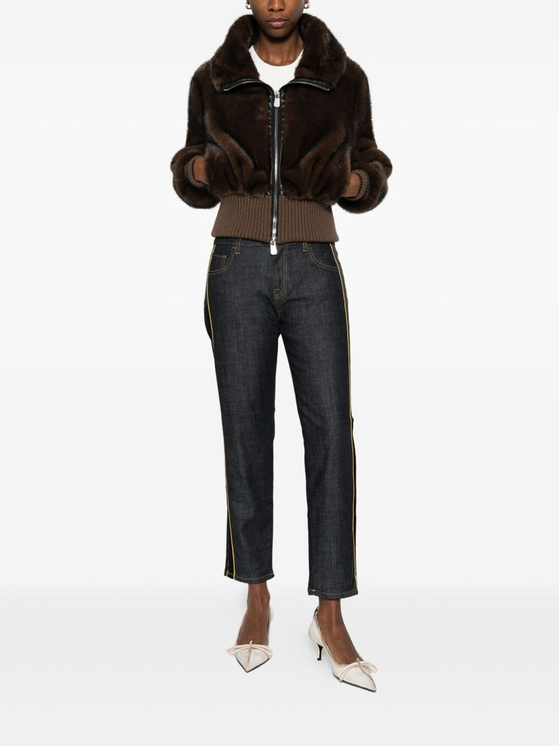 Victoria Beckham stripe-detail jeans outlook