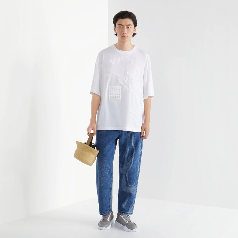 FENDI White jersey T-shirt outlook