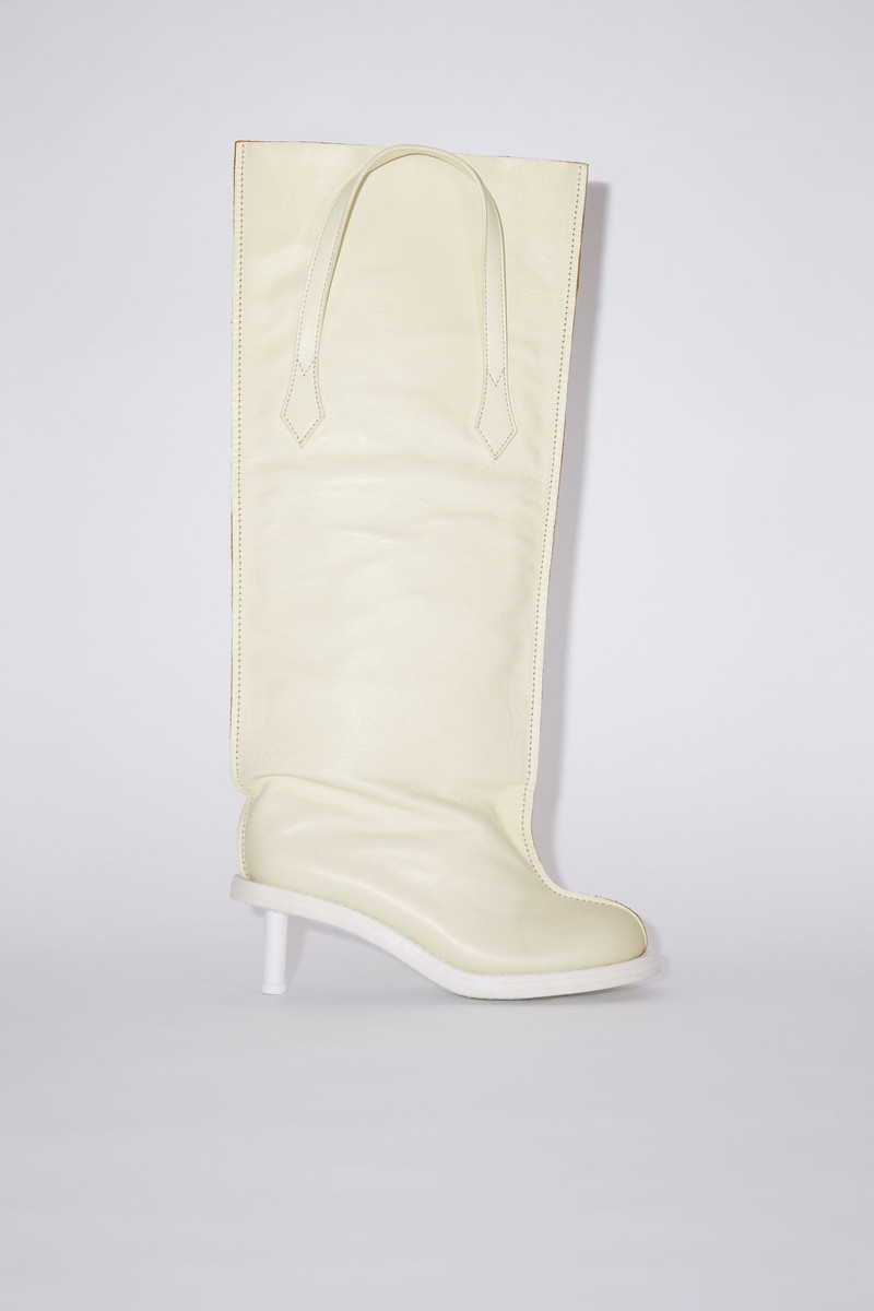 Leather boots - White 1
