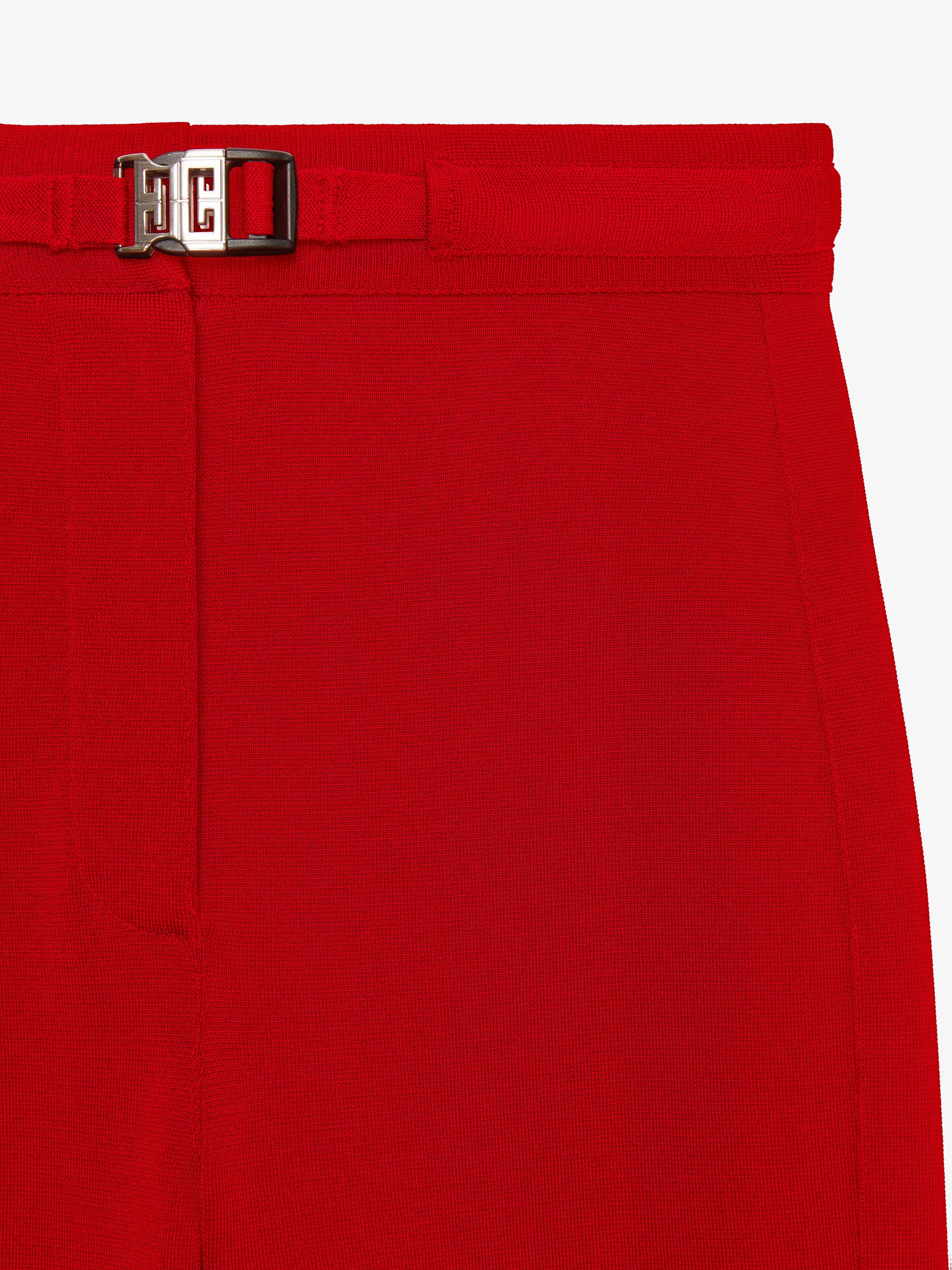 4G BELTED VISCOSE PANTS - 5