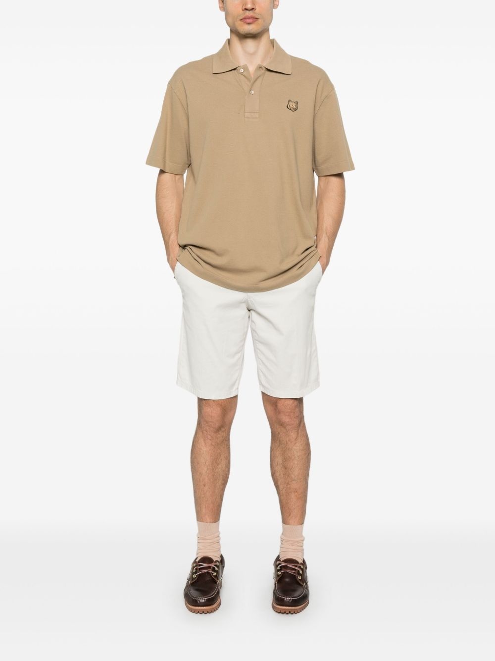 Fox-motif polo shirt - 2