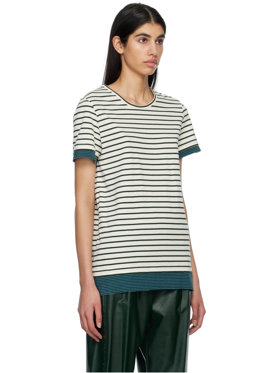 Off-White Spliced T-Shirt - 2