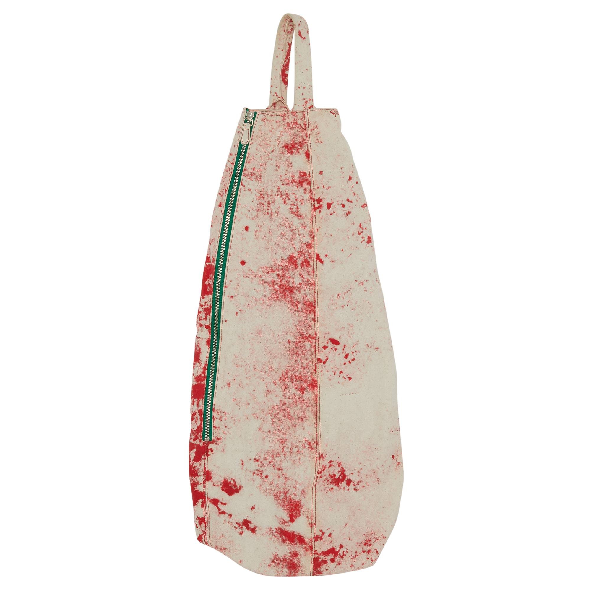 Raf Simons Vintage Raf Simons x Sterling Ruby Drip Tote 'Red/White