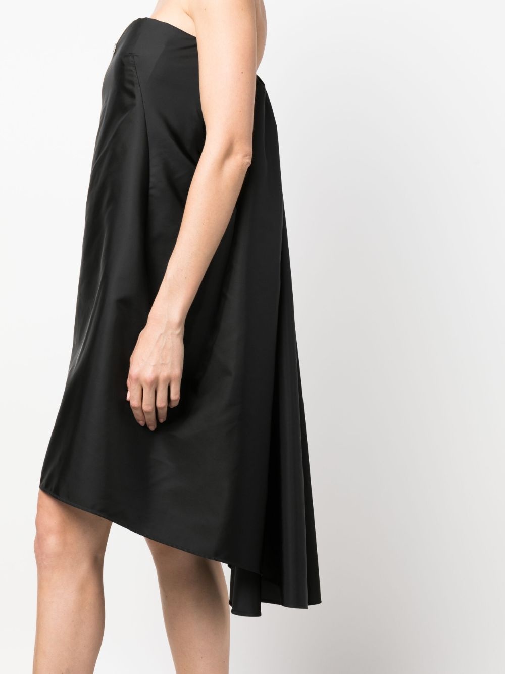 strapless A-line midi dress - 5