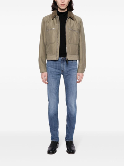 Brioni skinny-cut cotton jeans outlook