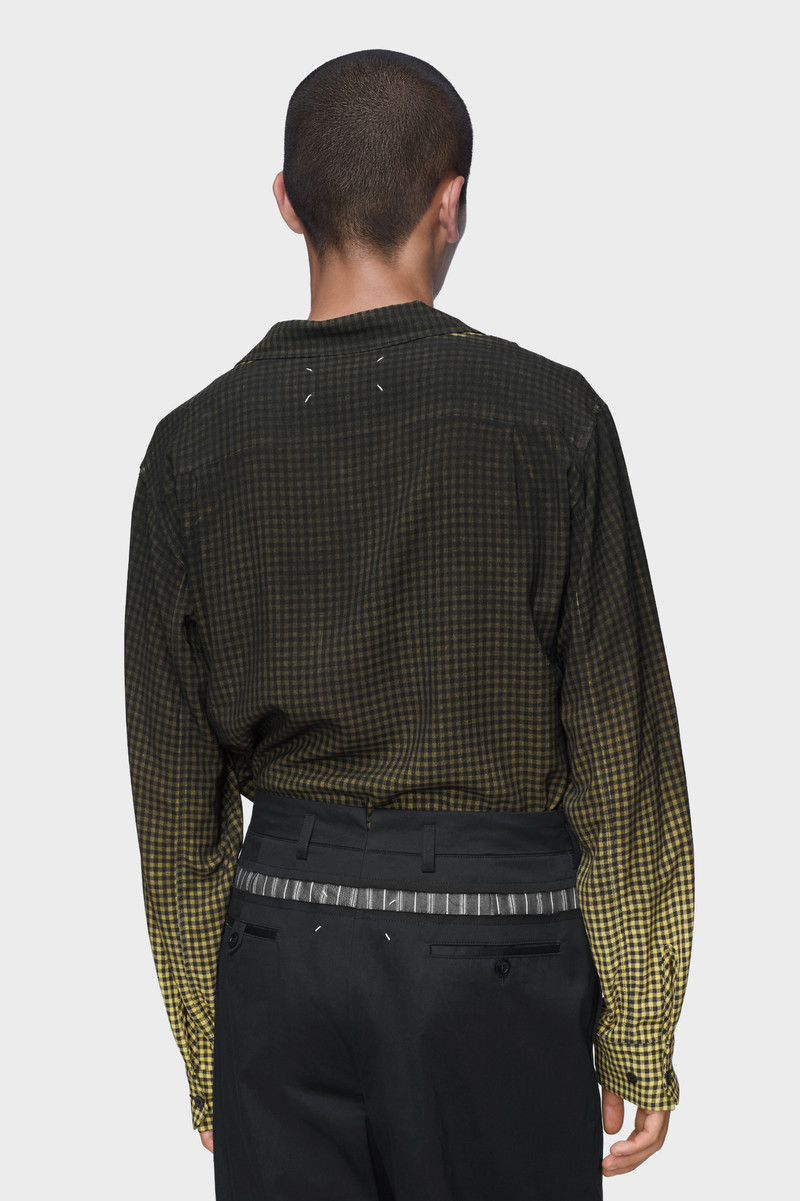 Gradient check shirt 4