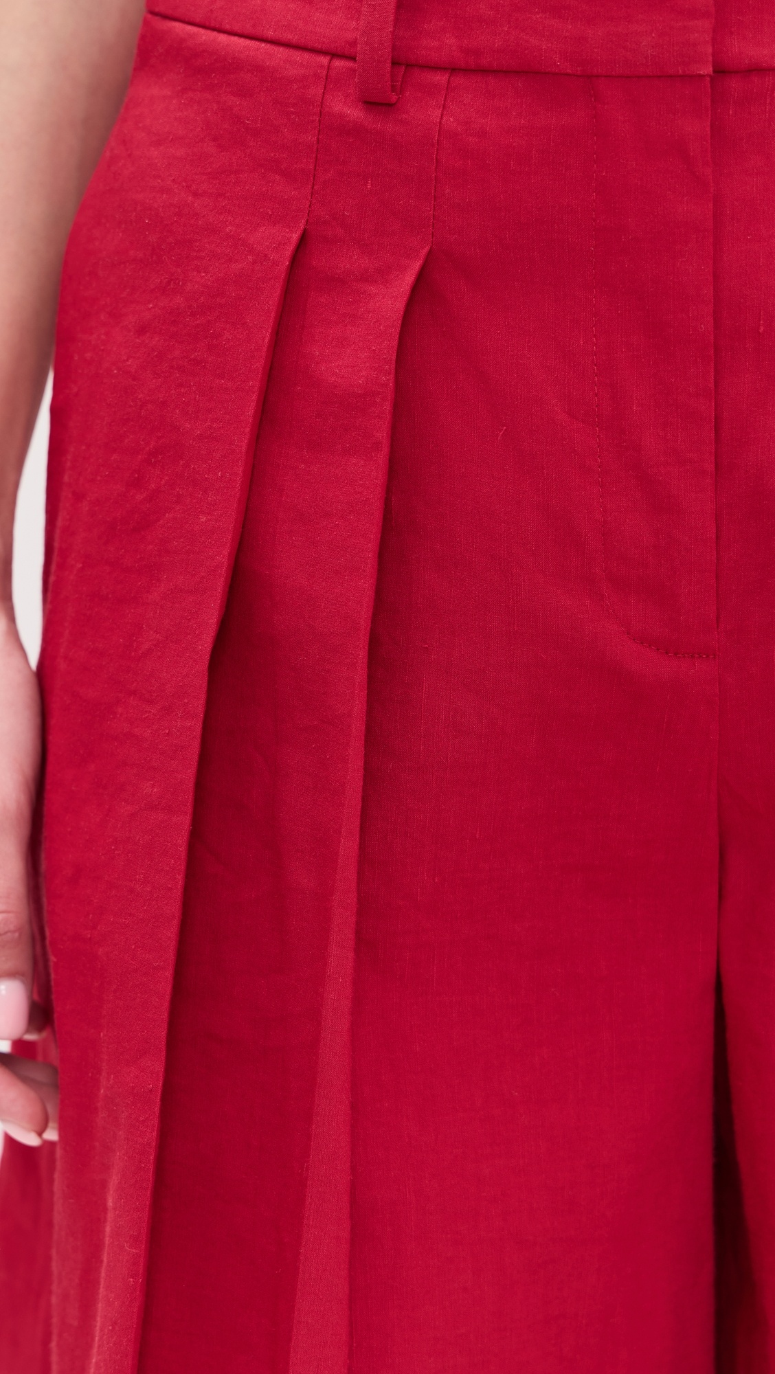 Pleated Front Shorts - 5