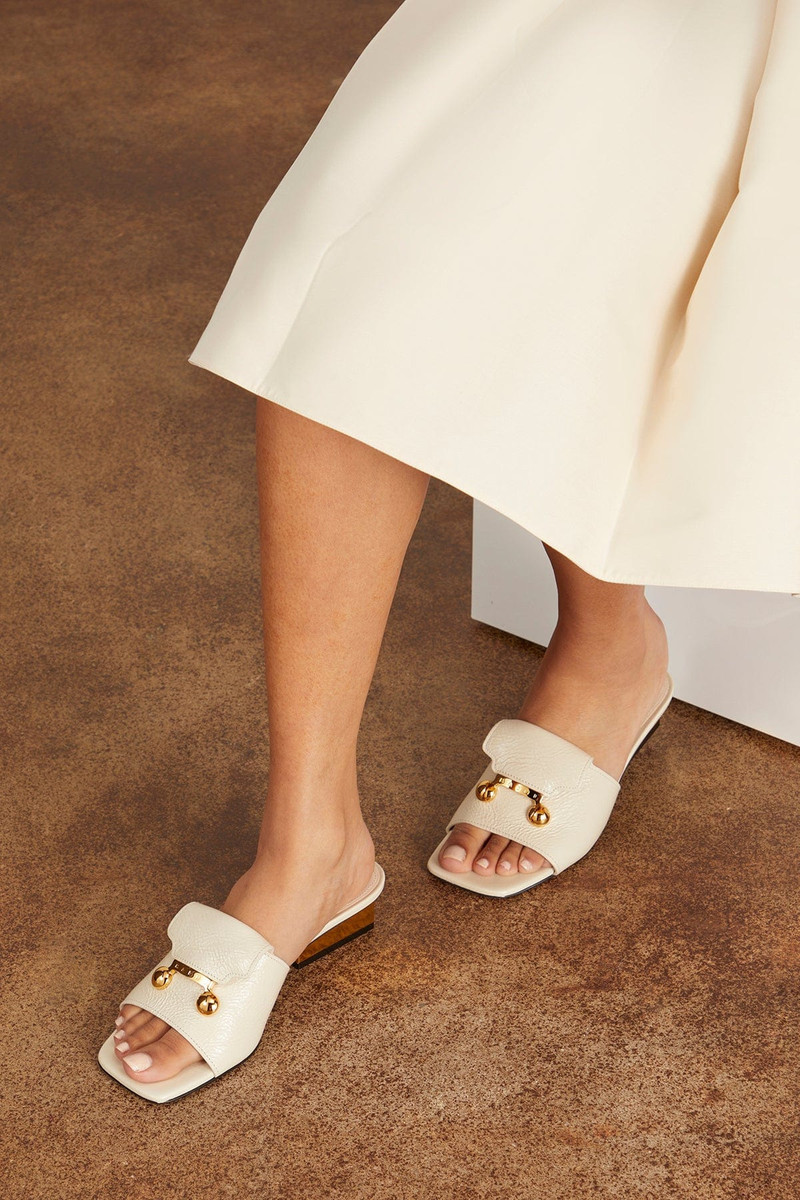 Marni Trunkaroo Sandal in Limestone outlook