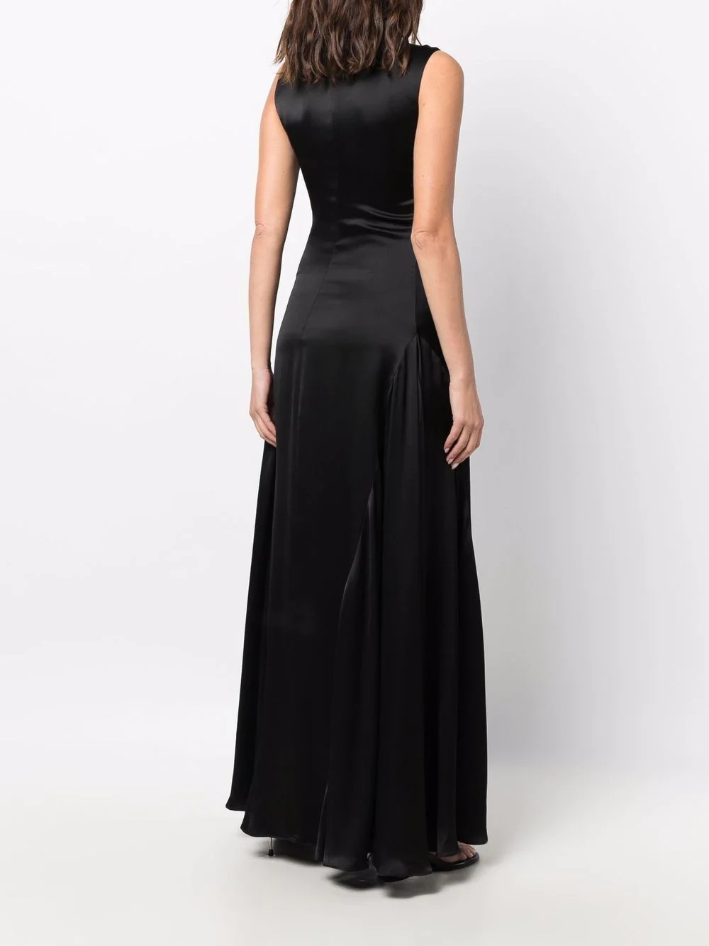 side-panel long dress - 4