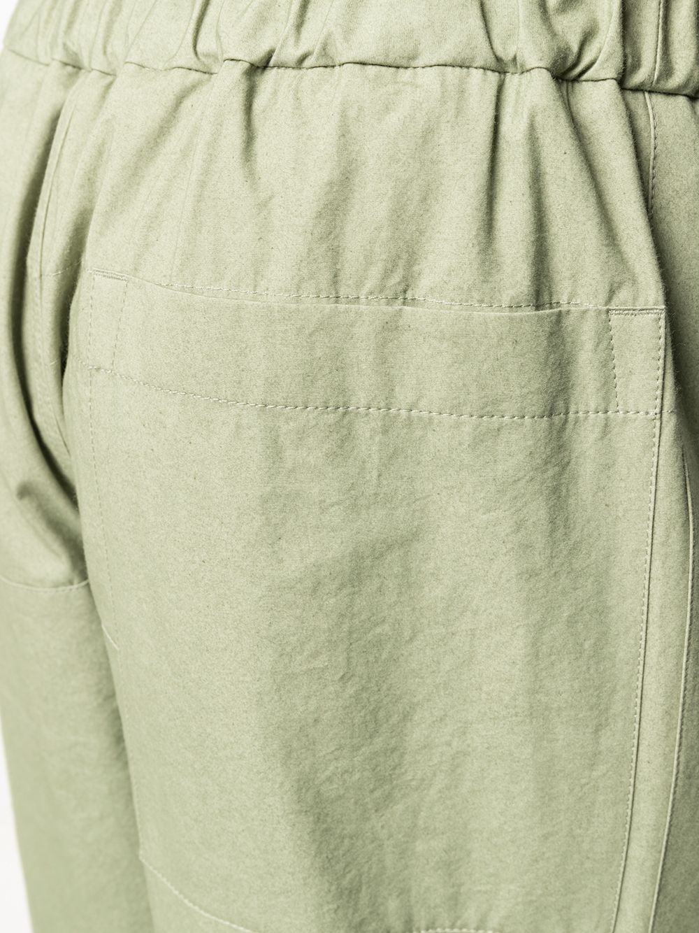 elasticated cotton trousers - 5