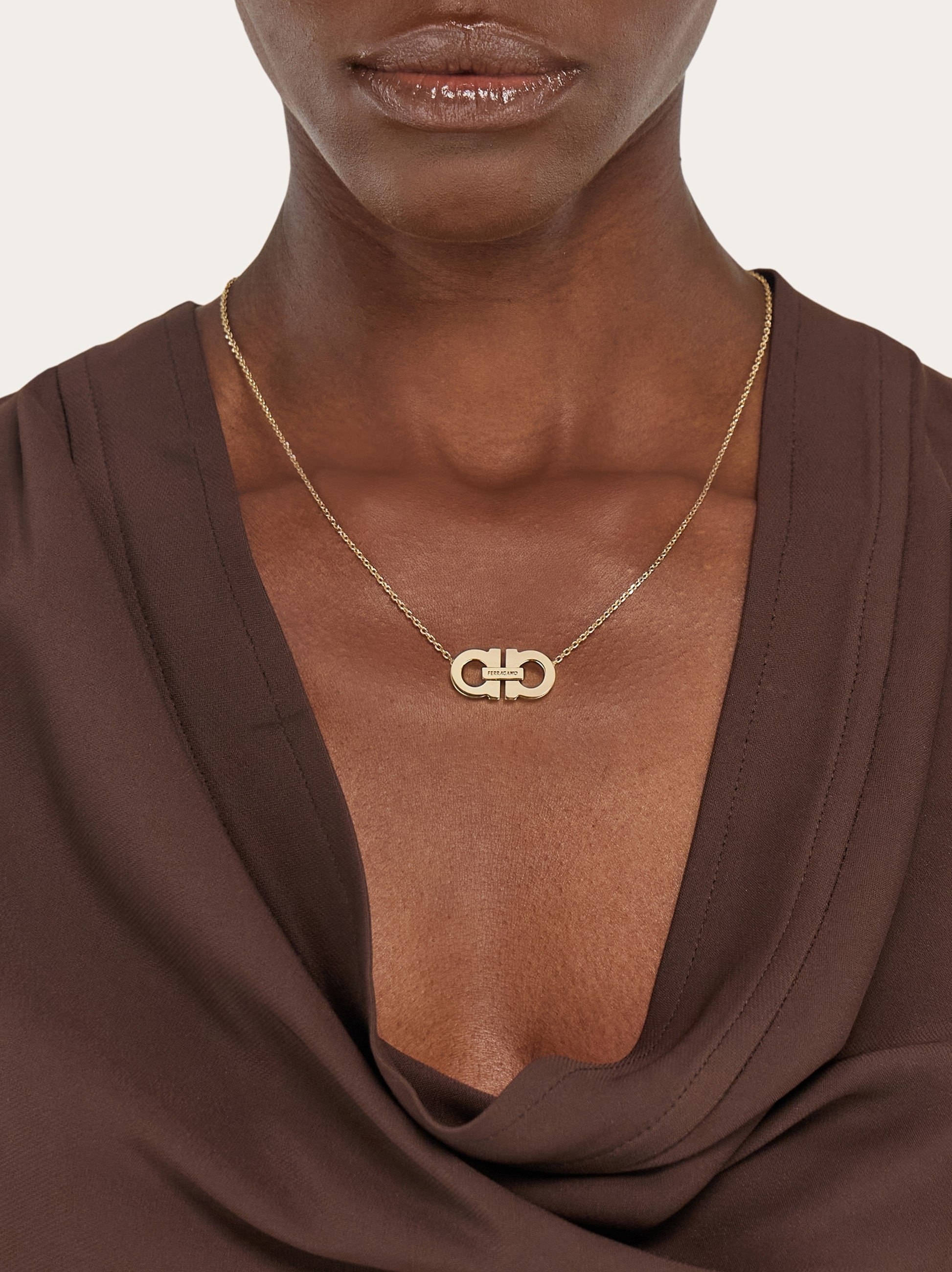 Gancini pendant necklace - 3