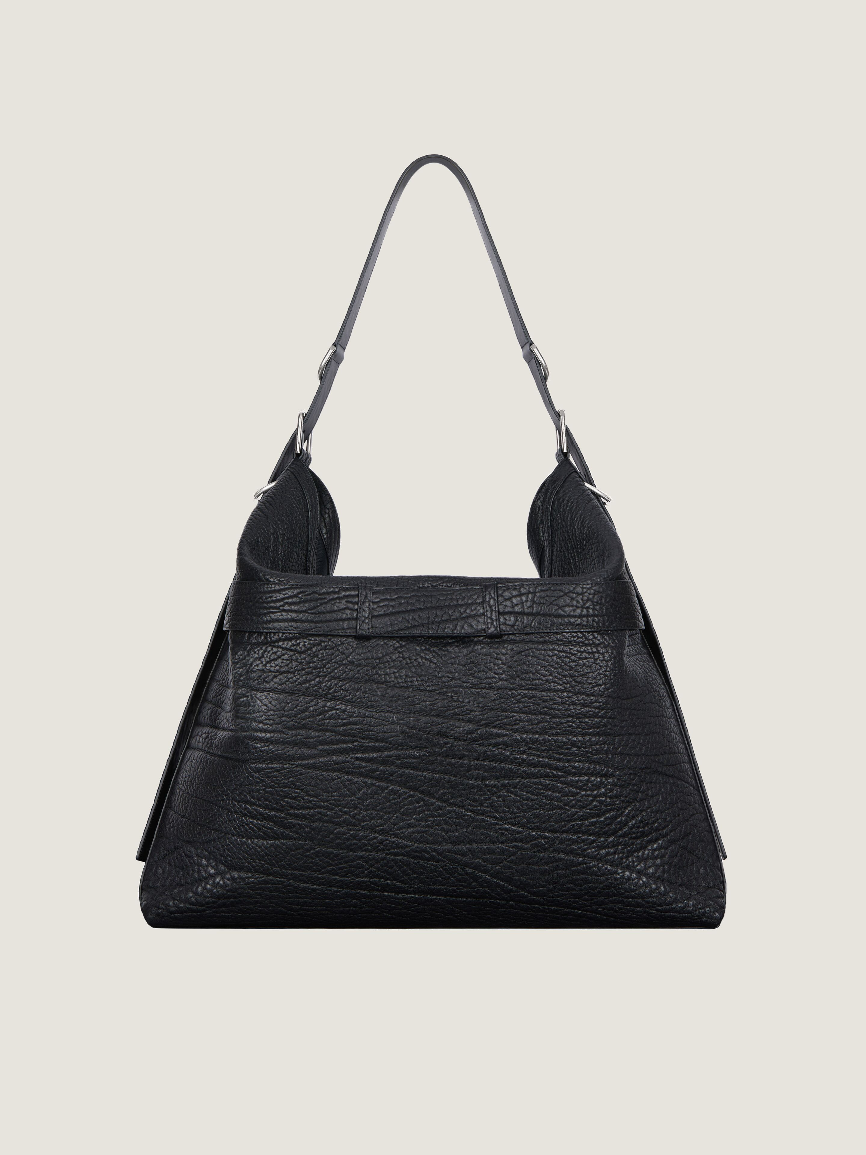 LARGE VOYOU BAG IN GRAINED LEATHER - 3