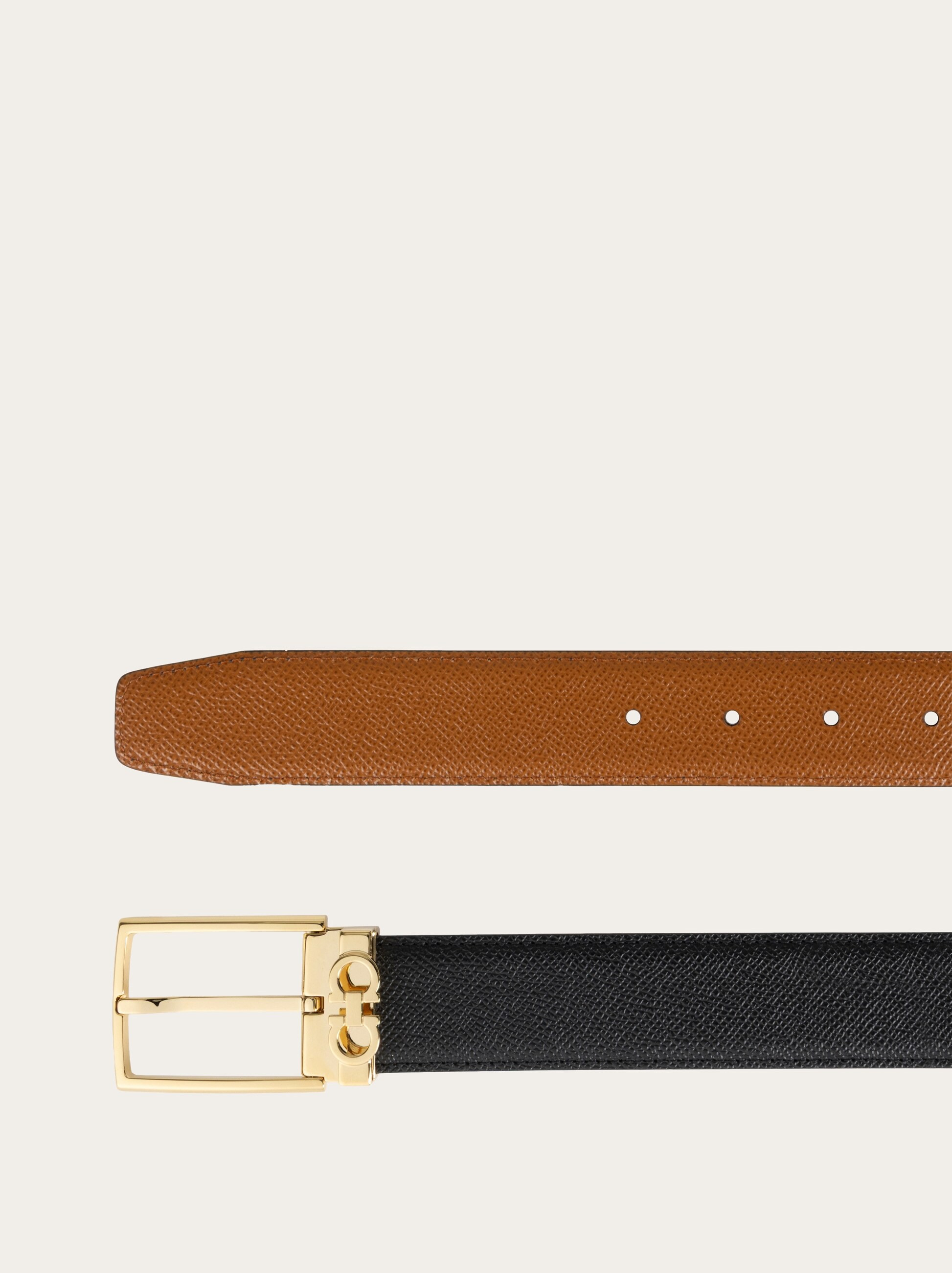 Reversible and adjustable Gancini belt - 2