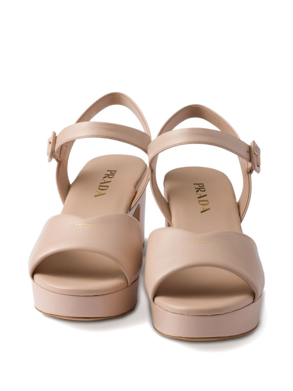 buckle-strap platform sandals - 5
