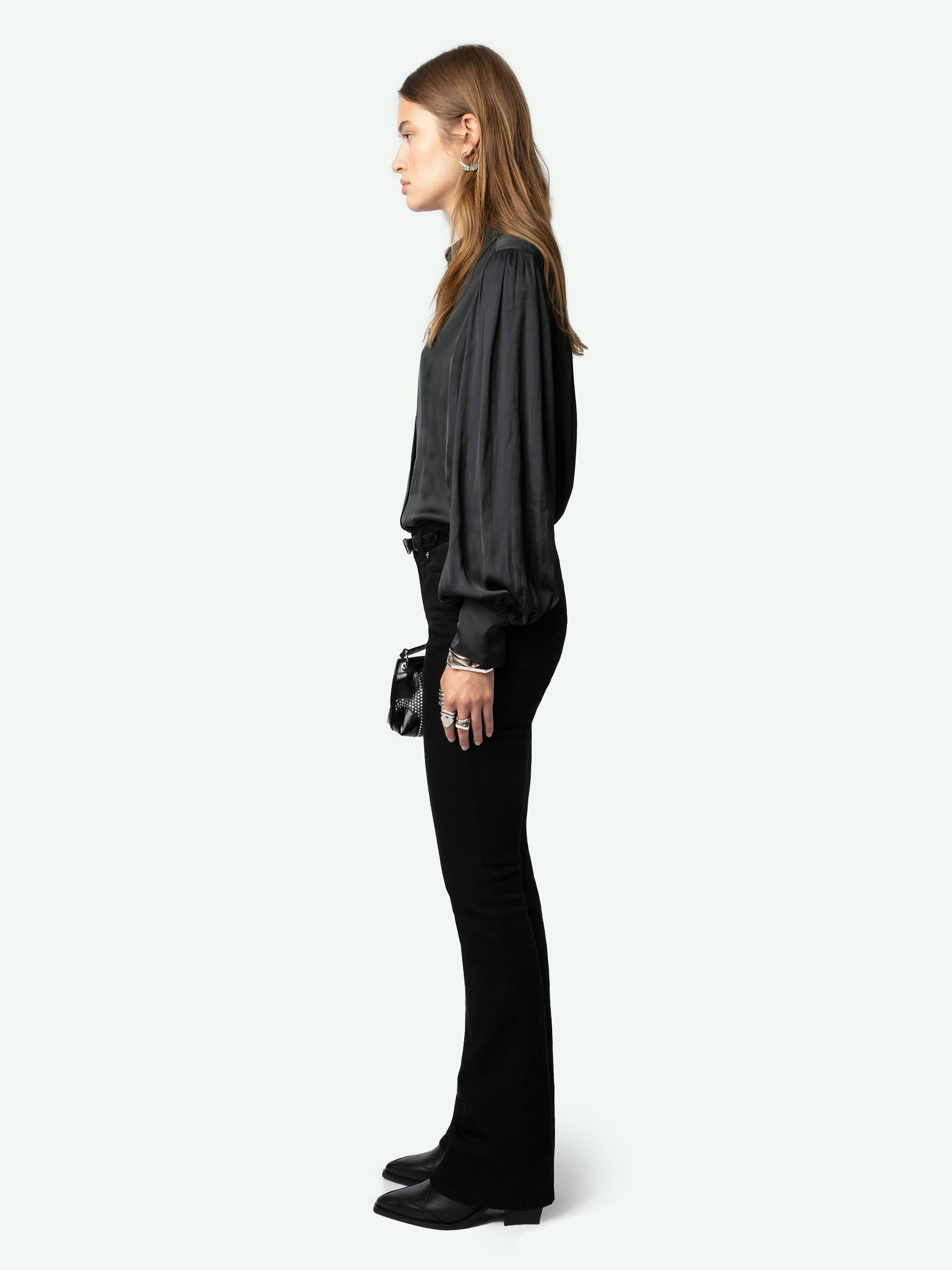 Trenta Satin Blouse - 5