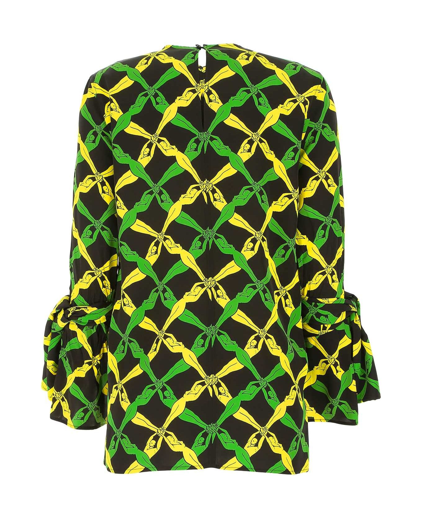 Printed Viscose Blouse - 2