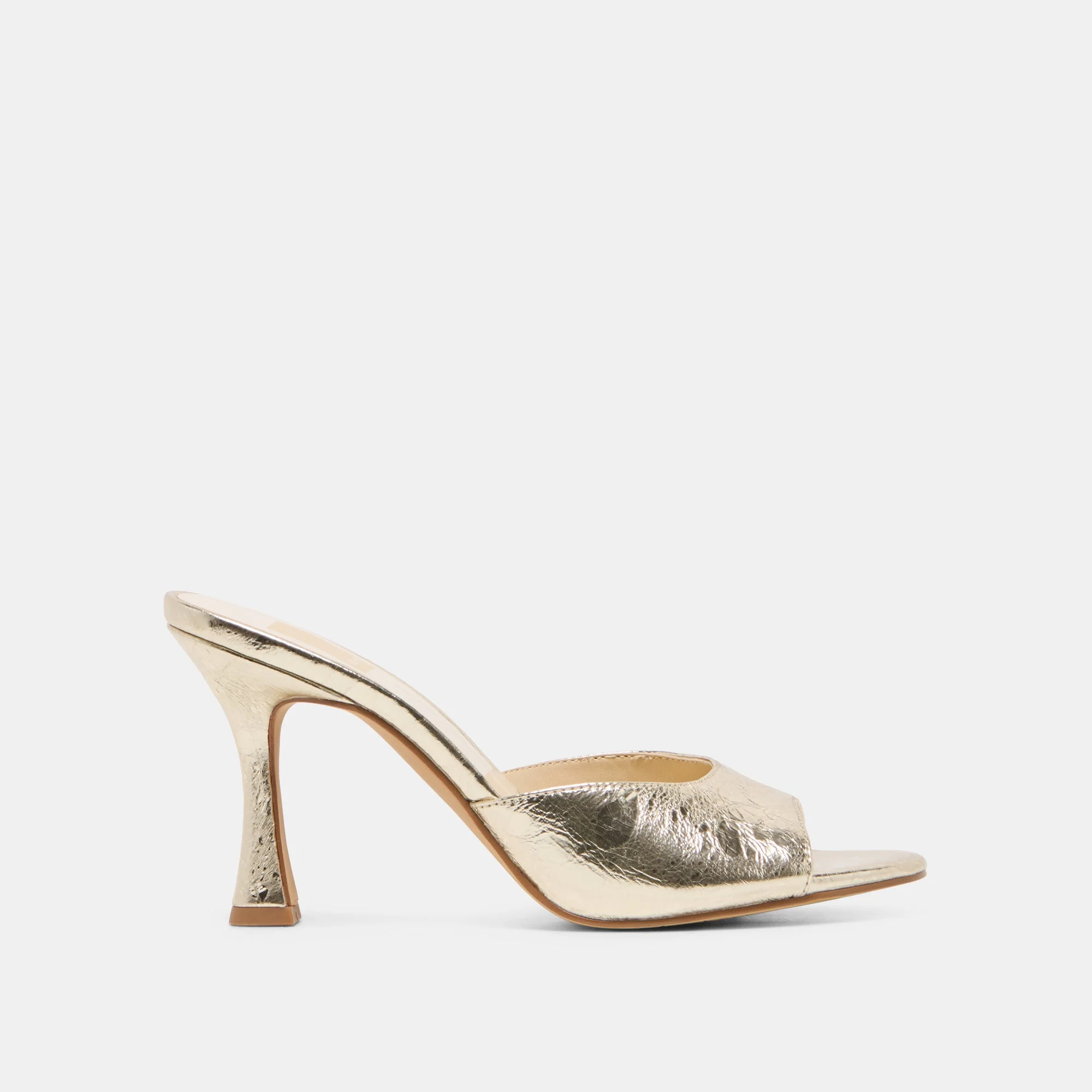 ROSHA HEELS PLATINUM DISTRESSED LEATHER - 1