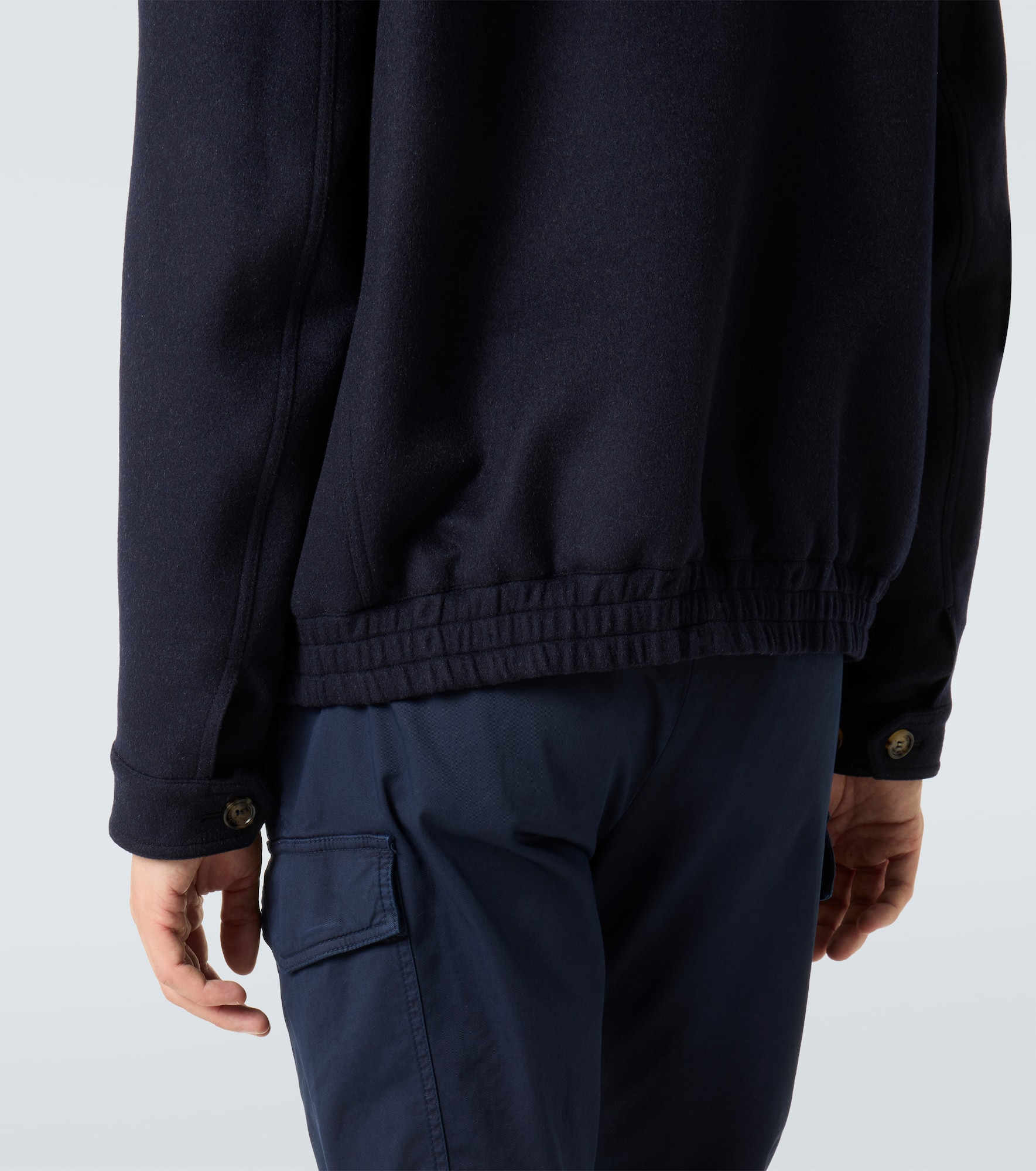 Wool blouson - 6