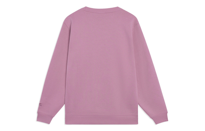 Li-Ning Li-Ning Lifestyle Crew Neck Pullover 'Pink' AWDT073-9 outlook