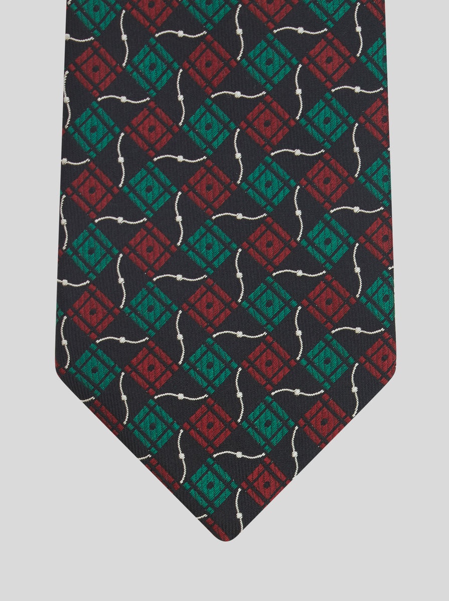 MICRO GEOMETRIC PATTERN TIE - 3